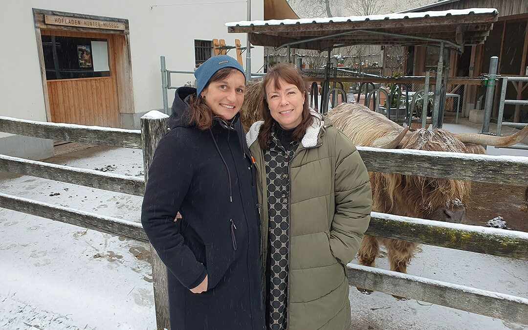 Museggmauer Zytig 2023 - Irene Wespi und Pia Fassbind vom Kulturhof Hinter Musegg